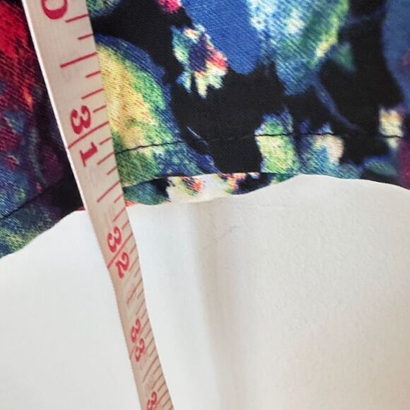 Soprano Colorful Floral Sleeveless Mini Fit And Flare Dress XS - Picture 8 of 14